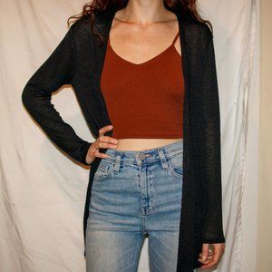 H&M black cardigan